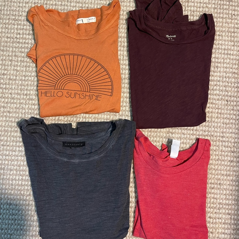 T SHIRT BUNDLE (urban, madewell, sanctuary, alternative)